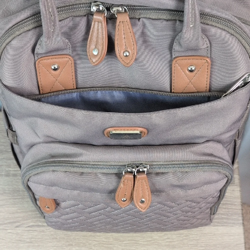 Elegant Quilted Brown Baby Bag‎